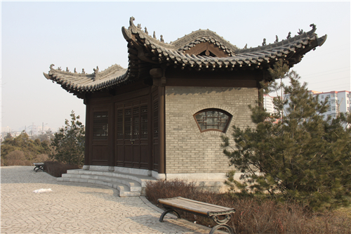 太原汾河景區仿古建筑工程